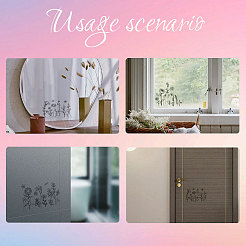 Wasserdichte reflektierende Kunststoffspiegelaufkleber&nbsp;DIY-WH0668-002