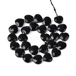 Natürlichen Obsidian Perlen Stränge&nbsp;G-P592-B06-01
