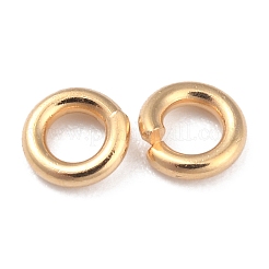 Offene Biegeringe aus Messing mit Rackbeschichtung&nbsp;X-KK-O139-18K-G