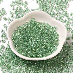6/0 transparente Innenfarben Glas Saatperlen&nbsp;SEED-P006-01A-03