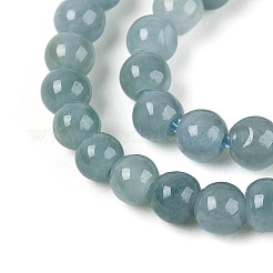 Natürliche jadeite Perlen Stränge&nbsp;G-N353-07A-01