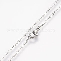 Hängende halsketten aus echtem platiniertem messing aus messing&nbsp;NJEW-JN02259-05