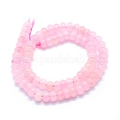 Natürlichen Rosenquarz Perlen Stränge&nbsp;G-E507-05A