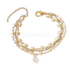 Mehrlagige Armbänder aus 304 Edelstahl&nbsp;BJEW-JB12241-01