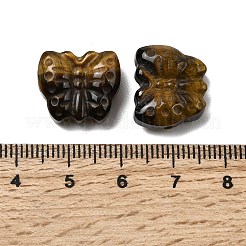 Natürliche geschnitzte Tigerauge-Perlen&nbsp;G-L636-B02-01
