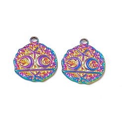 Pendentifs en acier inoxydable 304 avec placage ionique (IP)&nbsp;STAS-B031-28R