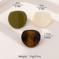 3 Stück Fingerringe aus Kunstharz.&nbsp;FS-WG12E8C-01