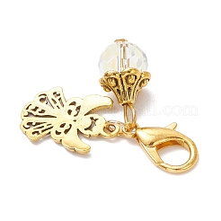 3 pendentif décoratif en forme d'ange en alliage de style tibétain&nbsp;HJEW-JM03837