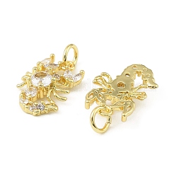 Colgante micropavé cubic zirconia de latón&nbsp;KK-H527-22G