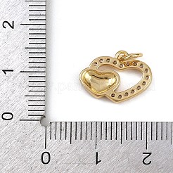Colgante micropavé cubic zirconia de latón&nbsp;KK-B150-03G-01