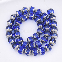 Chapelets de perles en verre électroplaqué&nbsp;EGLA-T019-02C