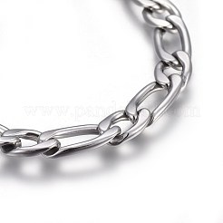 Anlaufgeschützte Figaro-Kettenarmbänder aus Edelstahl 304&nbsp;BJEW-L637-04B-P