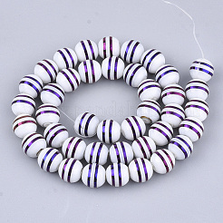 Chapelets de perles en verre électroplaqué&nbsp;EGLA-S177-06A-02