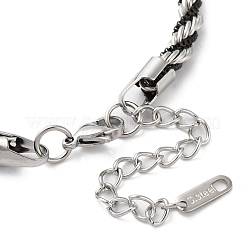 Bracelets à chaîne en acier inoxydable 304 pour femmes&nbsp;BJEW-G712-14A-PEB