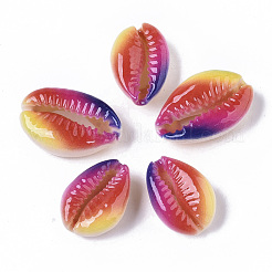 Perles de coquillage cauri naturelles imprimées&nbsp;X-SSHEL-R047-01-A02