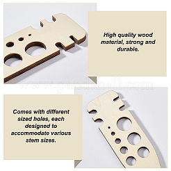 Pendenti in legno grezzo&nbsp;WOOD-WH0026-37D-01