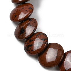 Natur Mahagoni Obsidian Perlen Stränge&nbsp;G-K366-D03-02