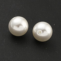 Pintura para hornear perlas de vidrio nacaradas cuentas redondas&nbsp;HY-S004-01C