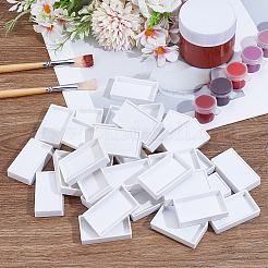 Rechteckige leere Aquarellfarbenpfannen aus Kunststoff&nbsp;KY-WH0045-90
