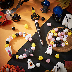 20 Stück 11 Stile Halloween Silikonperlen&nbsp;SIL-TA0003-27