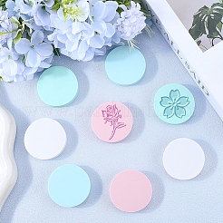 8 Stück Gummistempel in 4 Farben&nbsp;AJEW-CP0008-31