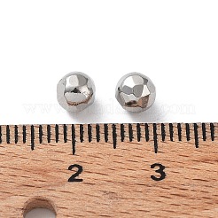 Anlaufgeschützte Perlen aus 303 Edelstahl&nbsp;STAS-Q302-30C-P