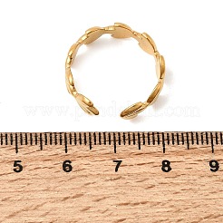 Offene Manschettenringe aus Edelstahl 304 für Damen&nbsp;RJEW-L342-08G