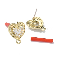 Risultati dell'orecchino della vite prigioniera del rhinestone di cristallo della lega&nbsp;EJEW-WH0009-07LG