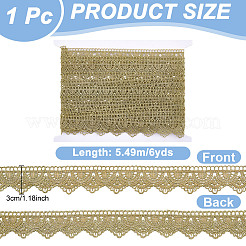Blumen-Spitzenband&nbsp;OCOR-WH0097-90A
