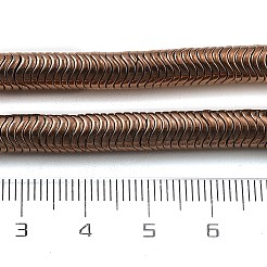 Fili di perline di ematite sintetica non magnetica elettrolitica&nbsp;G-B132-A01-01