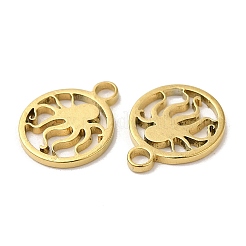 Placcatura ionica (ip) ciondoli in acciaio inossidabile 304&nbsp;STAS-L020-001G