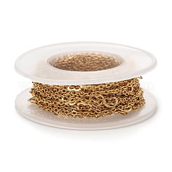 Ionenplattierung (IP) 304 Edelstahl Herz Link Kabelketten&nbsp;STAS-P254-16G