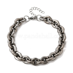 Gliederkettenarmbänder aus 304 Edelstahl für Damen&nbsp;BJEW-P388-01P