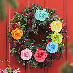 36 Stück 12 Farben Seidenrose&nbsp;AJEW-GF0007-01