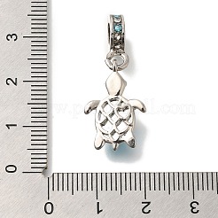 Europäische baumelnde charme der zahnstangenüberzuglegierung strass&nbsp;FIND-H005-45P-06