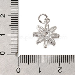 Gestell Messing micro ebnen Zirkonia Anhänger&nbsp;KK-I716-01P-01