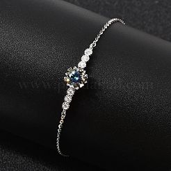 Bracelets à maillons en 925 argent sterling&nbsp;BJEW-D346-03B-P
