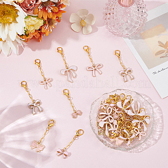 35pcs 7 estilos de aleación de esmalte colgante decoraciones&nbsp;HJEW-BM0001-01