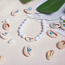 Perle di conchiglia di ciprea&nbsp;SHEL-PH0001-09