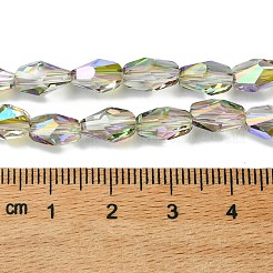 Trasparenti perle di vetro placca fili&nbsp;GLAA-K064-03B-HR03