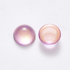 Trasparente a spruzzo verniciato cabochons di vetro&nbsp;GLAA-S190-013C-B05