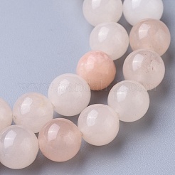 Natürlicher rosa Aventurin Perlenstrang&nbsp;X-G-P397-01