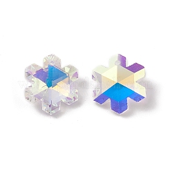 Galvanoplastie pendentifs en verre transparent&nbsp;LS-GLAA-A008-05C