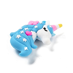 Große Anhänger aus undurchsichtigem PVC-Kunststoff&nbsp;LS-KY-D022-04C
