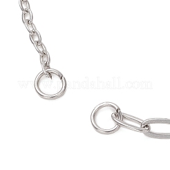 Armbandherstellung aus Säulengliederketten aus Edelstahl 304&nbsp;AJEW-JB01518