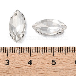 Oeil de cheval coudre sur strass&nbsp;RGLA-L028-08F-01