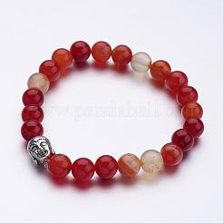 Natürliche Achat Perlen Stretch-Armbänder&nbsp;BJEW-JB02584