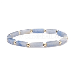 Bracelet extensible perles rectangle pierres naturelles&nbsp;BJEW-JB07506