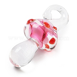 Transparente handgefertigte Bunte Malerei-Anhänger&nbsp;LAMP-T021-14D