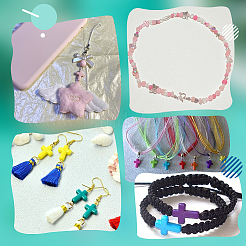 Kit de fabrication de bijoux en perles croisées à faire soi-même&nbsp;DIY-PH0021-24